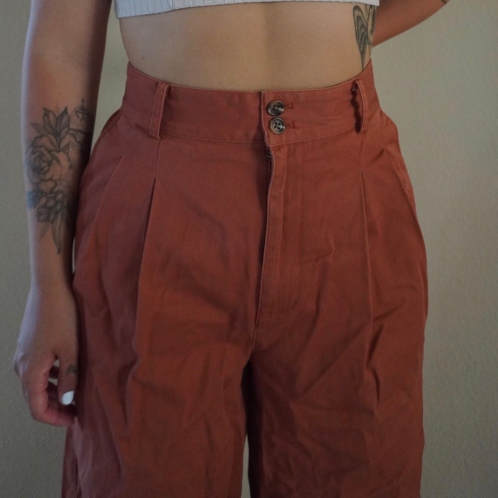 High waisted Coulette style pants